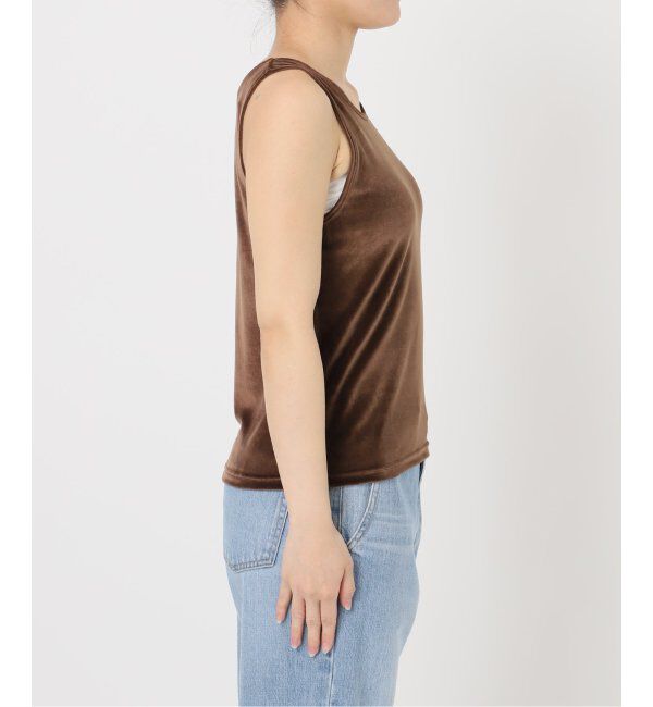 IENA「スノーベロア ノースリーブ」|Tシャツ・カットソー|