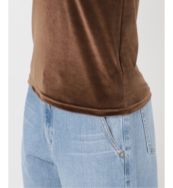 IENA「スノーベロア ノースリーブ」|Tシャツ・カットソー|