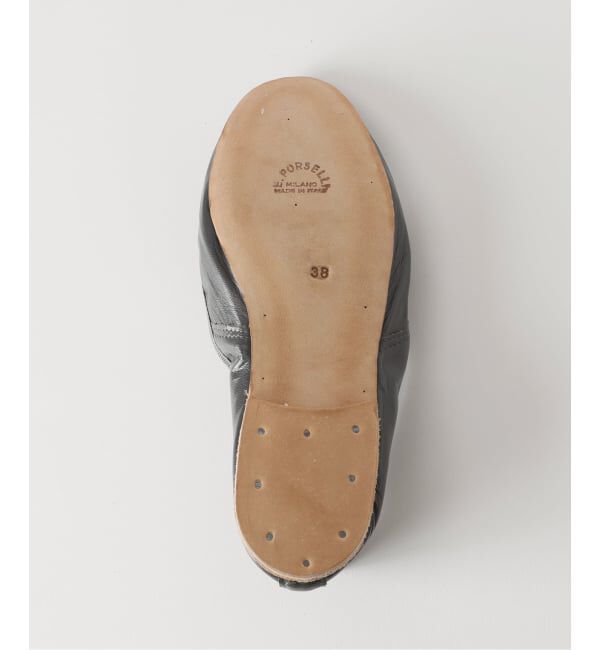 IENA「PORSELLI/ポルセリ 別注 SOLID BALLET バレエシューズ」|バレエシューズ|