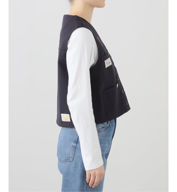 IENA LA BOUCLE「SEA NEW YORK/シー ニューヨーク CAROLYN WORKWEAR VEST PF25-035」|ダウンベスト・ベスト|