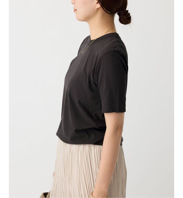 IENA「《追加》ATON/エイトン 別注 FRESCA SINGLE JERSEY Tシャツ」|Tシャツ・カットソー|