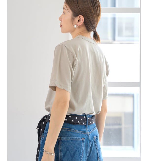 IENA「《追加》ATON/エイトン 別注 FRESCA SINGLE JERSEY Tシャツ」|Tシャツ・カットソー|