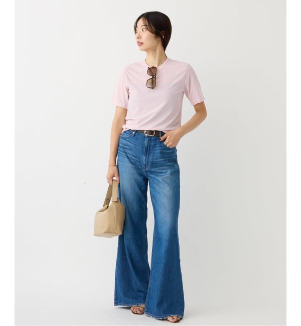 IENA「《追加》ATON/エイトン 別注 FRESCA SINGLE JERSEY Tシャツ」|Tシャツ・カットソー|