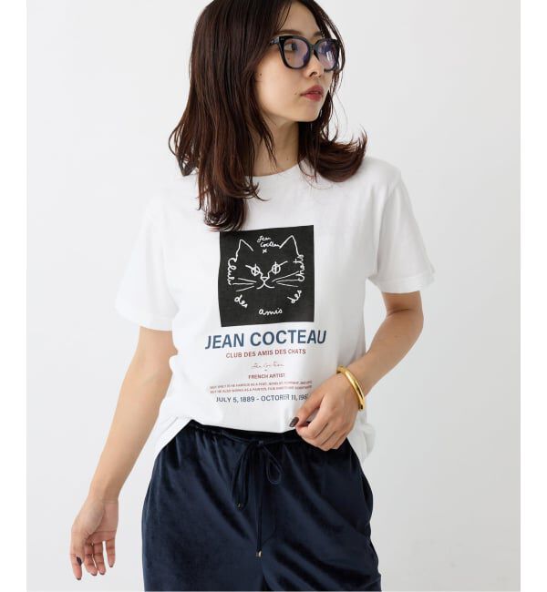 IENA「THE CULTURE CODE &times; Jean Cocteau 別注 CAT Tシャツ」|Tシャツ・カットソー|