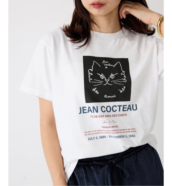 IENA「THE CULTURE CODE &times; Jean Cocteau 別注 CAT Tシャツ」|Tシャツ・カットソー|