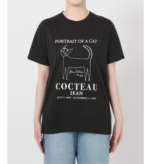 IENA「THE CULTURE CODE &times; Jean Cocteau 別注 CAT Tシャツ」|Tシャツ・カットソー|