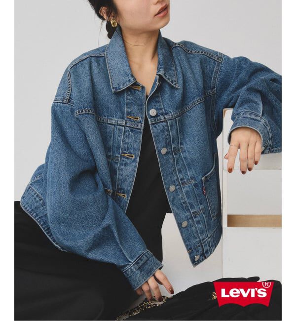SLOBE IENA「Levi&rsquo;s/リーバイス SLOBE別注 BALLOON SLEEVE TRACKER デニムジャケット」|デニムジャケット|