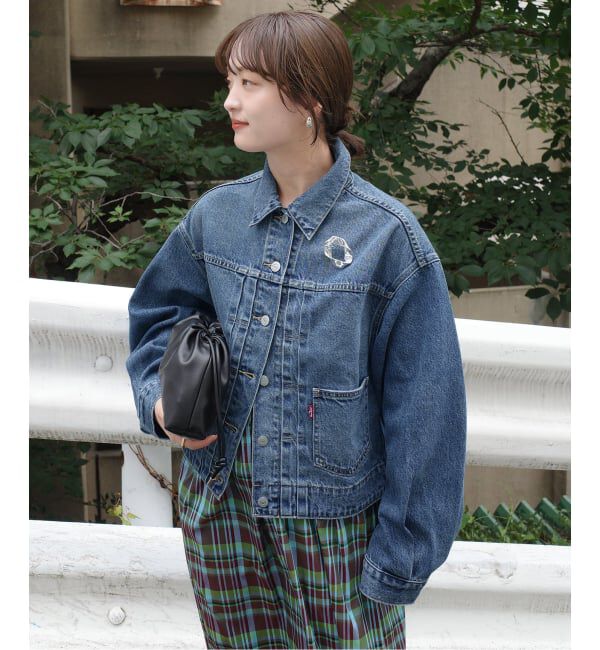 SLOBE IENA「Levi&rsquo;s/リーバイス SLOBE別注 BALLOON SLEEVE TRACKER デニムジャケット」|デニムジャケット|