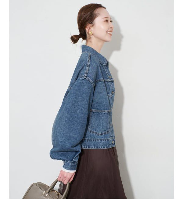 SLOBE IENA「Levi&rsquo;s/リーバイス SLOBE別注 BALLOON SLEEVE TRACKER デニムジャケット」|デニムジャケット|