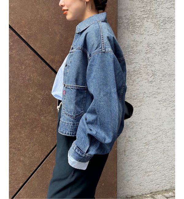SLOBE IENA「Levi&rsquo;s/リーバイス SLOBE別注 BALLOON SLEEVE TRACKER デニムジャケット」|デニムジャケット|