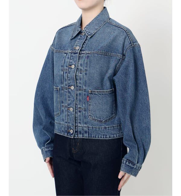 SLOBE IENA「Levi&rsquo;s/リーバイス SLOBE別注 BALLOON SLEEVE TRACKER デニムジャケット」|デニムジャケット|