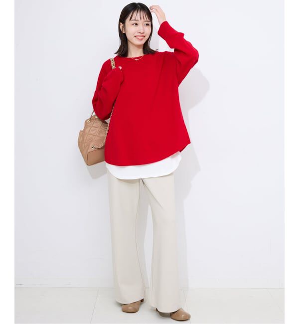 SLOBE IENA「ラムウールプルオーバー」|ニット・セーター|