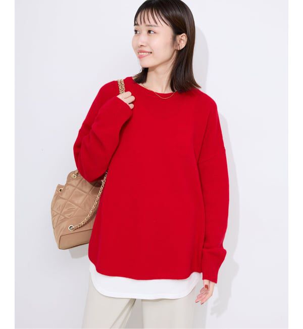 SLOBE IENA「ラムウールプルオーバー」|ニット・セーター|