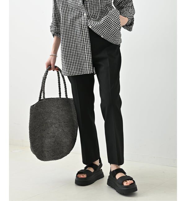 SLOBE IENA「《WEB限定/3サイズ展開/追加2》スティックパンツ」|スラックス|