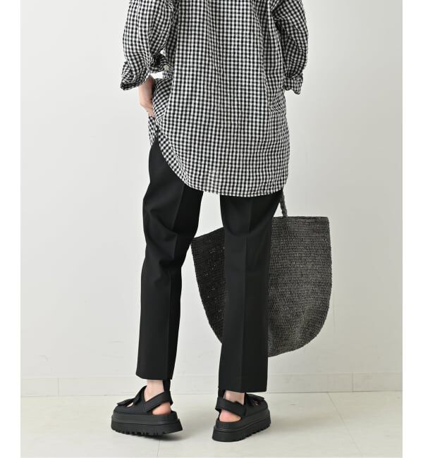 SLOBE IENA「《WEB限定/3サイズ展開/追加2》スティックパンツ」|スラックス|