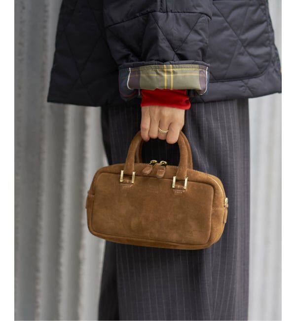 IENA「《WEB限定/追加》Manuel MILANO/マニュエルミラノ BOSTON MINI バッグ 6307」|ボストンバッグ|