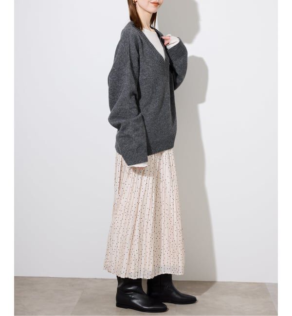 SLOBE IENA「ドットプリーツスカート」|スカート|