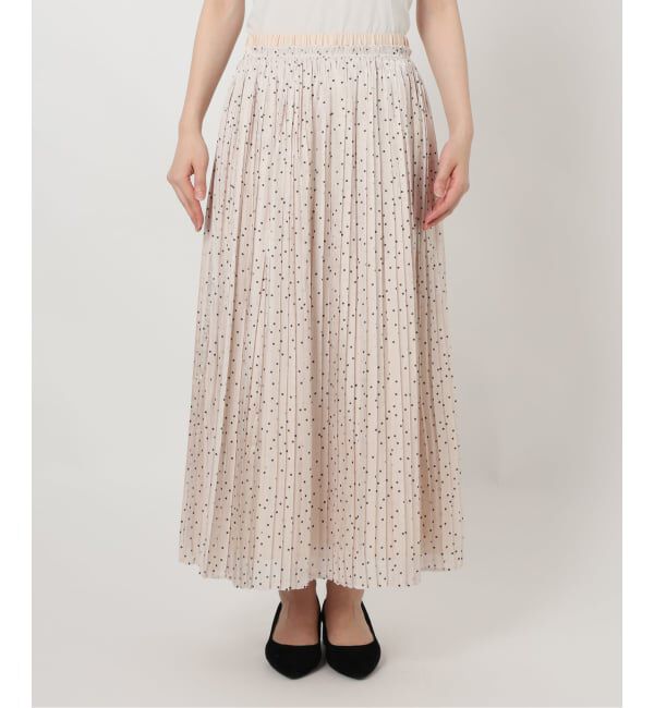 SLOBE IENA「ドットプリーツスカート」|スカート|