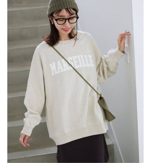 SLOBE IENA「《WEB限定/追加3》MARSEILLE ロゴスウェット」|スウェット・ジャージ|