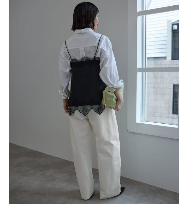 SLOBE IENA「LE DENIM カーブバギーデニムパンツ」|デニム|