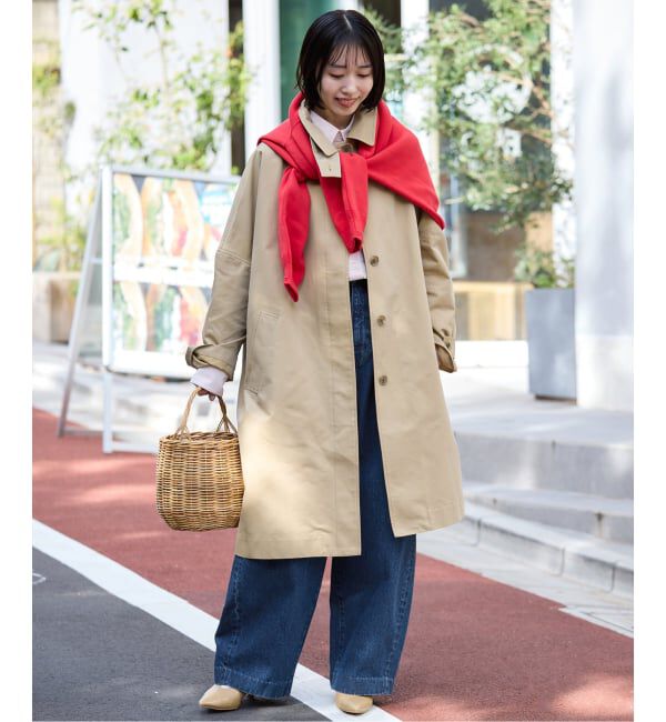 SLOBE IENA「LE DENIM カーブバギーデニムパンツ」|デニム|