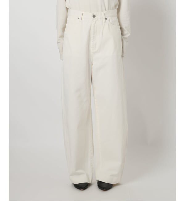 SLOBE IENA「LE DENIM カーブバギーデニムパンツ」|デニム|