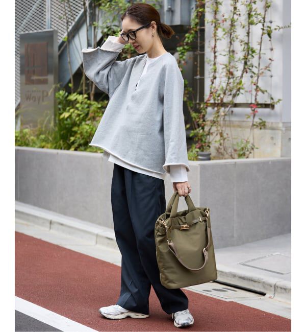 SLOBE IENA「《セットアップ対応可/WEBのみ4サイズ展開》撥水2タックチノパンツ」|チノ|