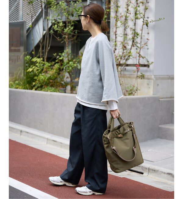 SLOBE IENA「《セットアップ対応可/WEBのみ4サイズ展開》撥水2タックチノパンツ」|チノ|