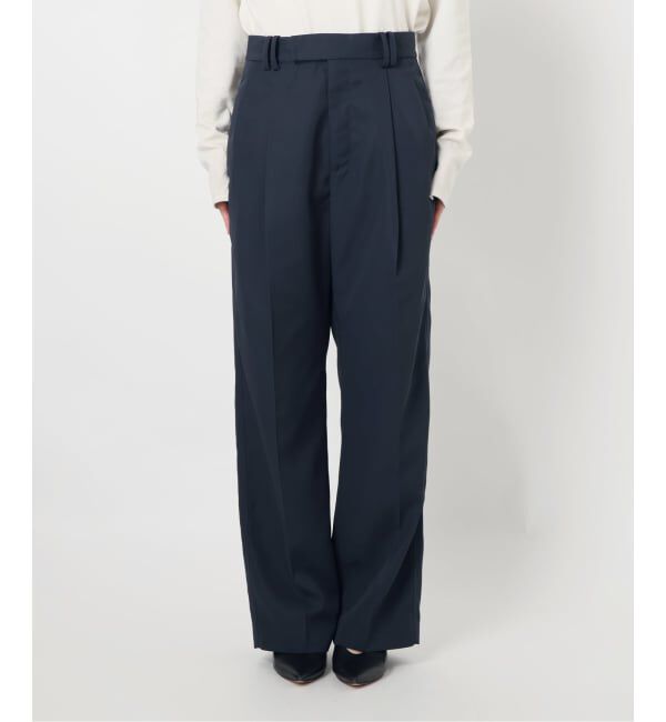 SLOBE IENA「《セットアップ対応可/WEBのみ4サイズ展開》撥水2タックチノパンツ」|チノ|