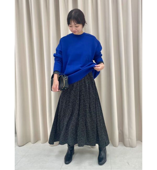 SLOBE IENA「《追加2予約》ドットシャーリングワンピース」|ワンピース|