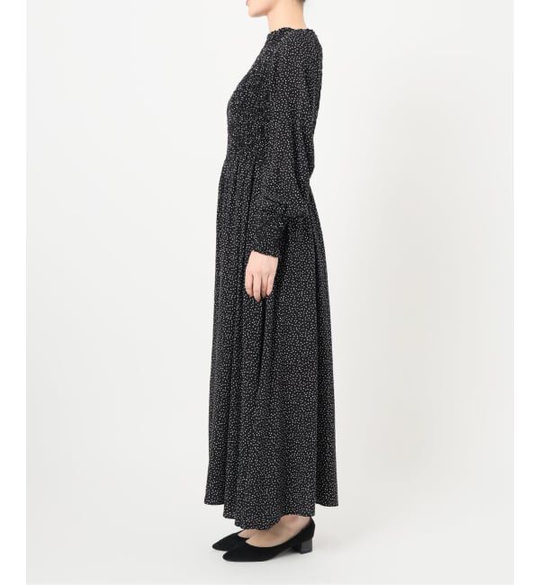 SLOBE IENA「《追加2予約》ドットシャーリングワンピース」|ワンピース|