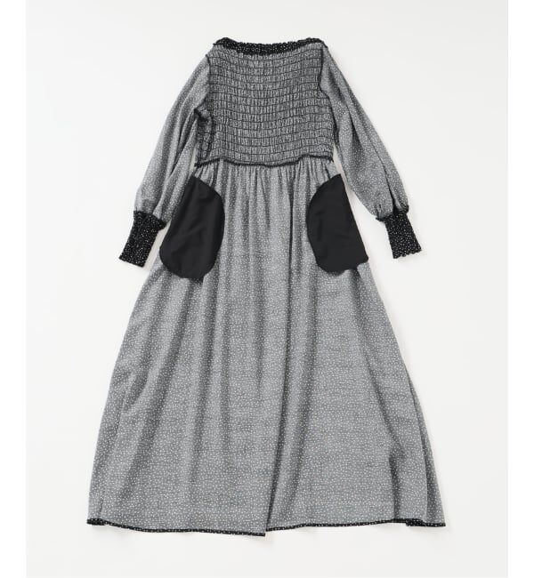 SLOBE IENA「《追加2予約》ドットシャーリングワンピース」|ワンピース|