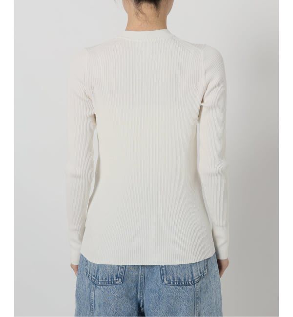 IENA LA BOUCLE「《予約》IENA LA BOUCLE コットンシルクRIBプルオーバー」|ニット・セーター|