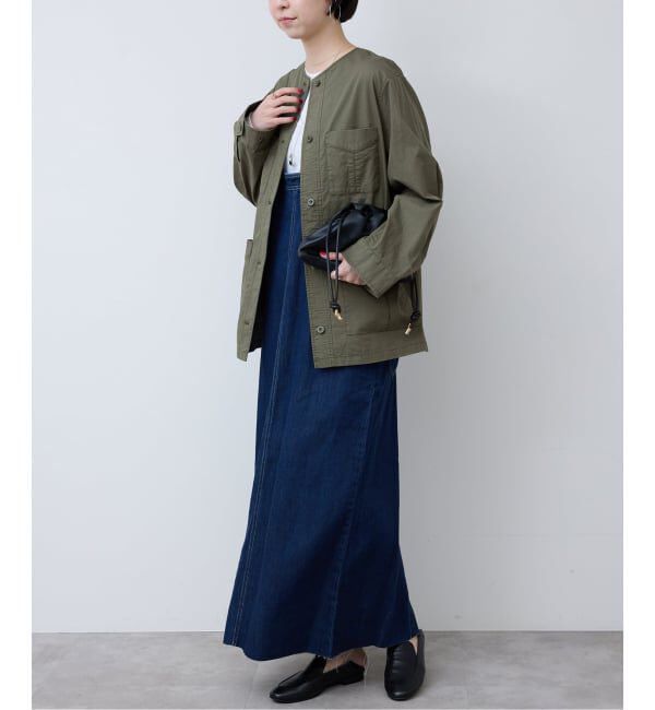 SLOBE IENA「《追加予約》ノーカラーサファリブルゾン」|その他|