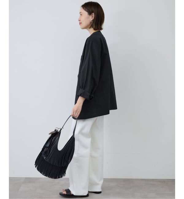 SLOBE IENA「《追加予約》ノーカラーサファリブルゾン」|その他|