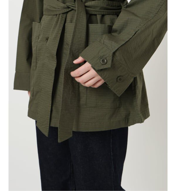 SLOBE IENA「《追加予約》ノーカラーサファリブルゾン」|その他|