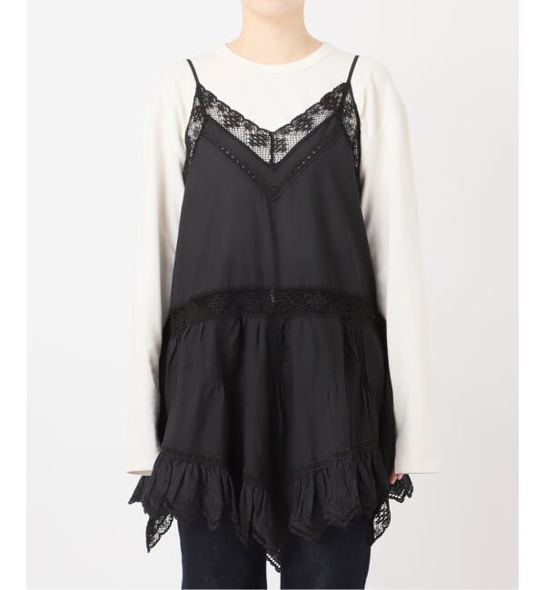 SLOBE IENA「《予約》リバーレースキャミワンピース」|シャツ・ブラウス|