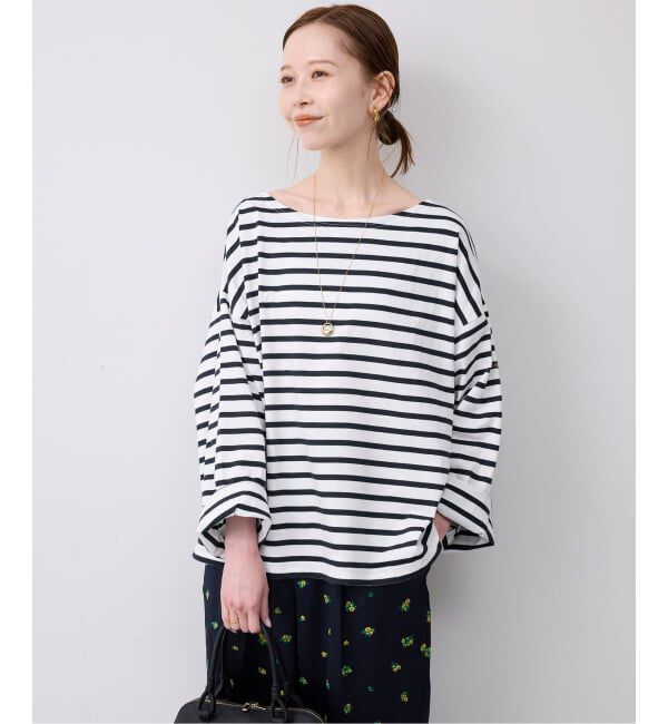 SLOBE IENA「《予約》LE MINOR/ルミノア SLOBE別注 ビッグボーダロンTEE」|Tシャツ・カットソー|