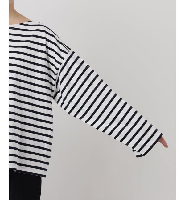 SLOBE IENA「《予約》LE MINOR/ルミノア SLOBE別注 ビッグボーダロンTEE」|Tシャツ・カットソー|