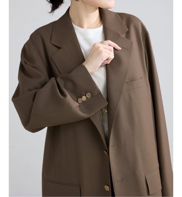 IENA「《予約》COUTURE D'ADAM/クチュールドアダム BIG JK Single Blazer Dese 26SS-009」|テーラードジャケット|