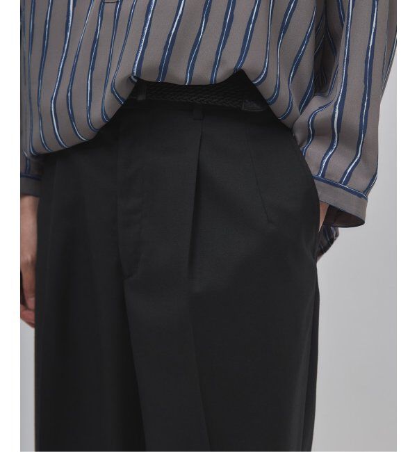 EDIFICE「PIPED STEM パンツ」|スラックス|