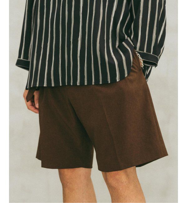 EDIFICE「シャンタン ベルテッド 2プリーツ ショーツ」|その他|