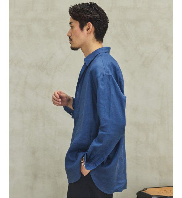 EDIFICE「《追加》リネン スキッパー シャツ」|シャツ・ブラウス|