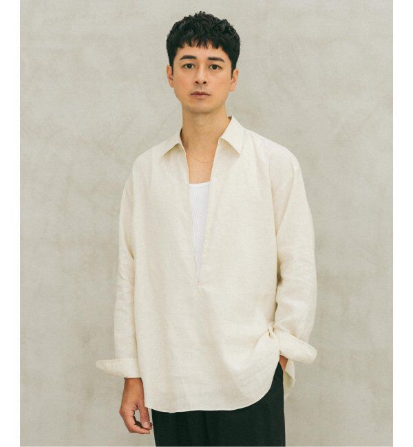 EDIFICE「《追加》リネン スキッパー シャツ」|シャツ・ブラウス|