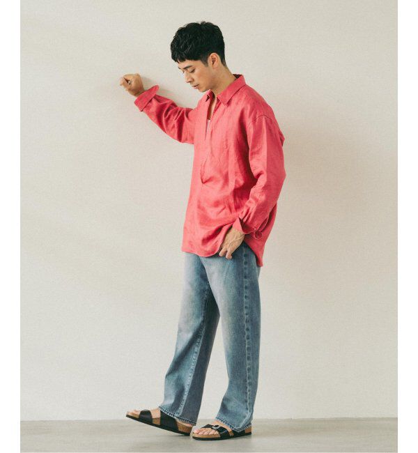 EDIFICE「《追加》リネン スキッパー シャツ」|シャツ・ブラウス|