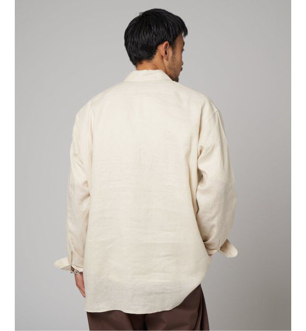 EDIFICE「《追加》リネン スキッパー シャツ」|シャツ・ブラウス|