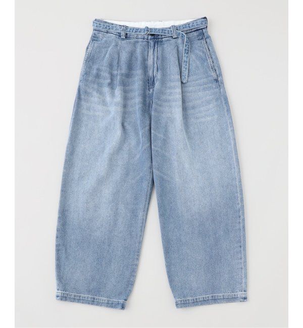 EDIFICE「LE JEAN(ルジーン) デニム ベルテッド トラウザー」|デニム|