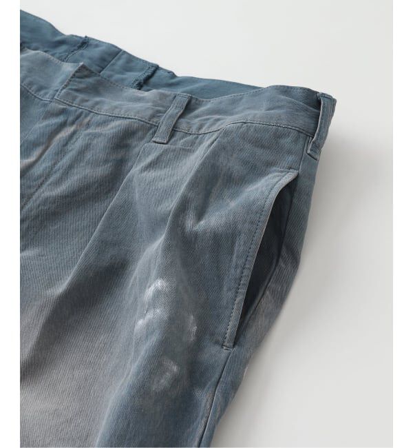 EDIFICE「LA BOUCLE (ラブークル) HARDTWIST POWDER FADE パンツ」|スラックス|