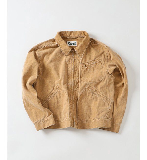 J.S.Homestead「J.S.Homestead / Stead ピグメントキャンバス ジップジャケット」|その他|