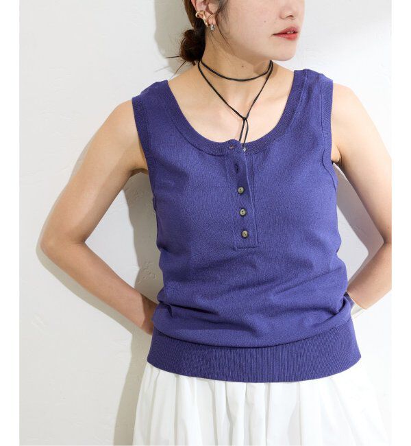 JOURNAL STANDARD「ウォッシャブル2WAYノースリーブプルオーバー」|ニット・セーター|ブルー A